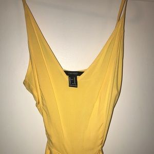 Forever 21 yellow one piece